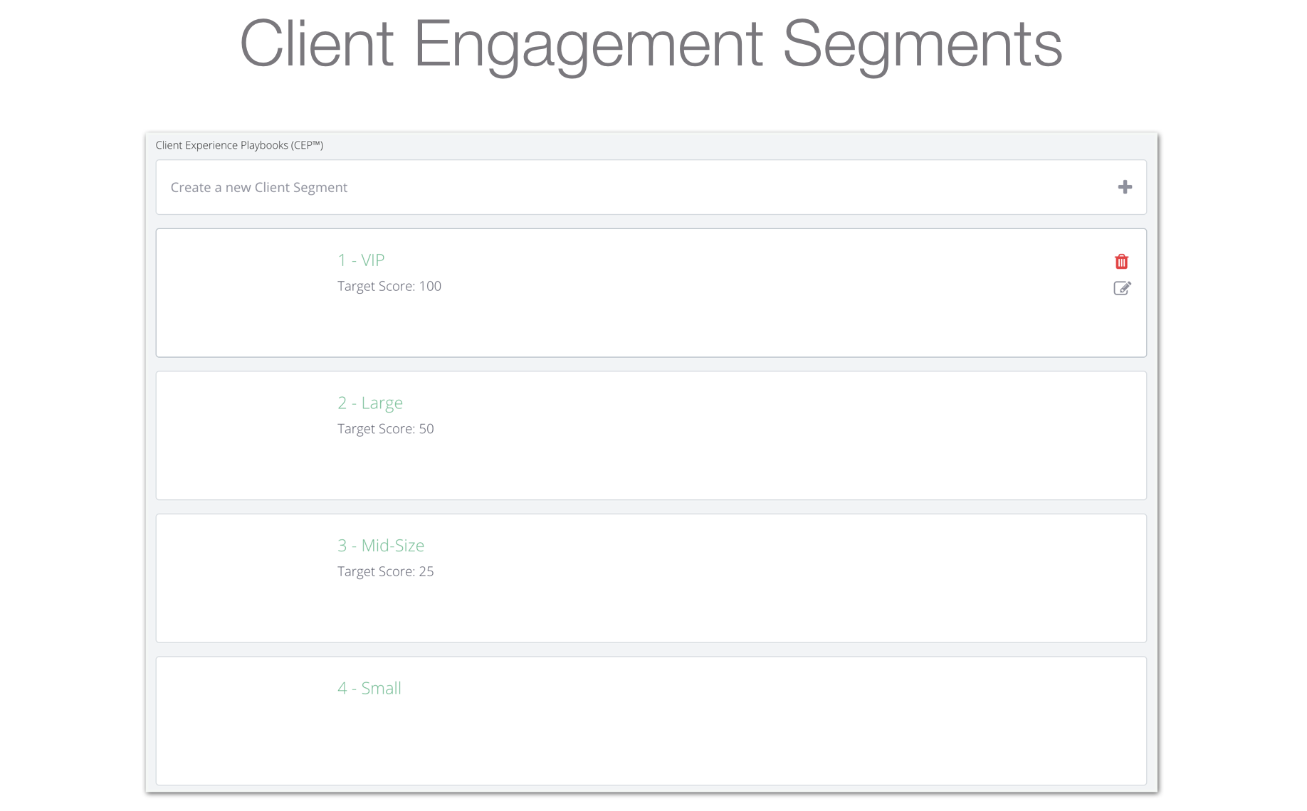 Client Engagement Segments